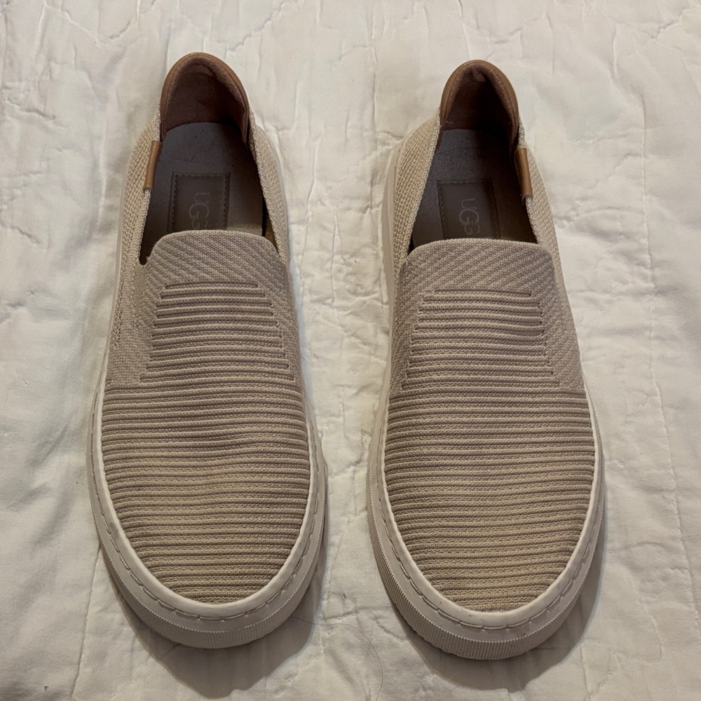UGG Women's Cream Slip-On Loafers